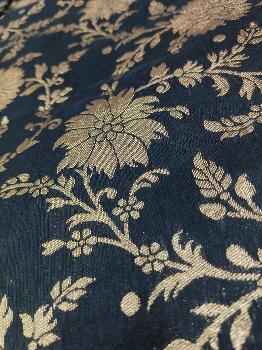 All Over Zari On Banasari Fabric