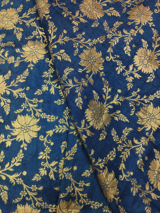 All Over Zari On Banasari Fabric