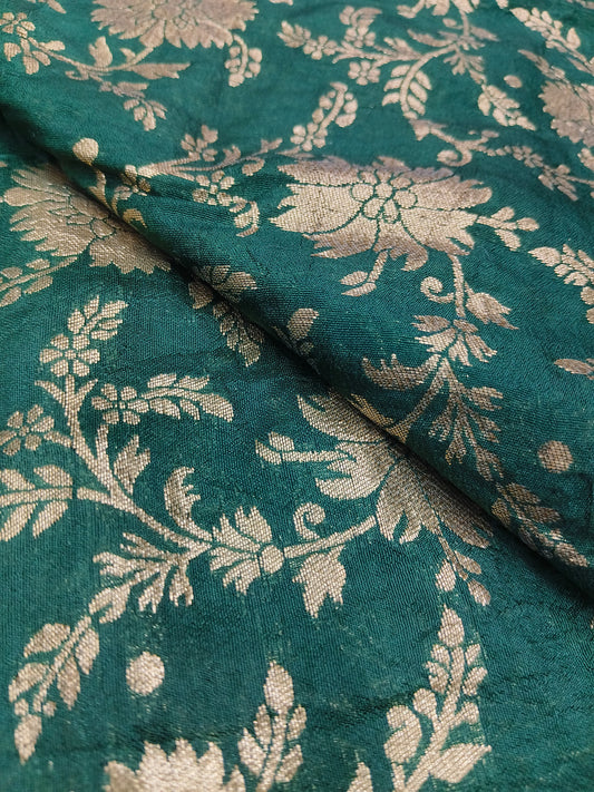 All Over Zari On Banasari Fabric